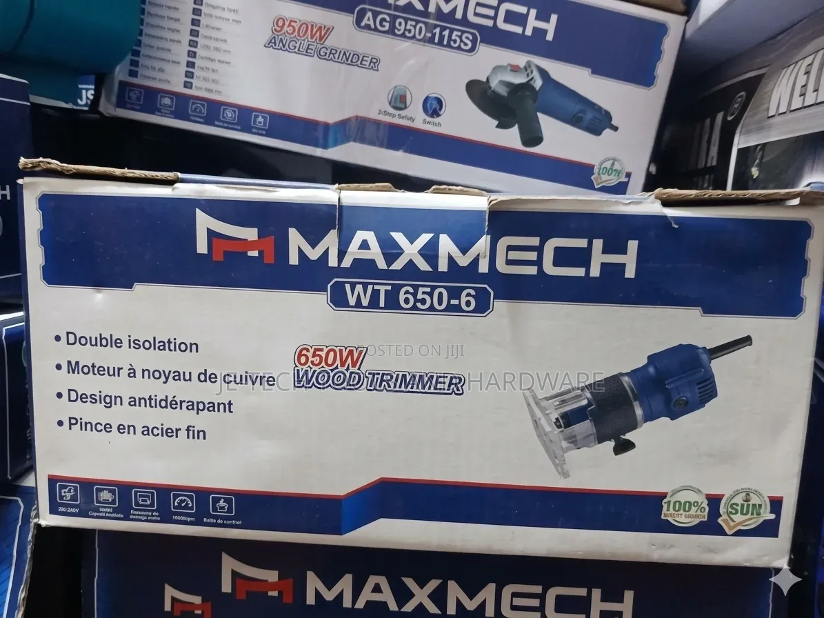 Maxmech 650W Wood Trimmer (Model WT 650-6).