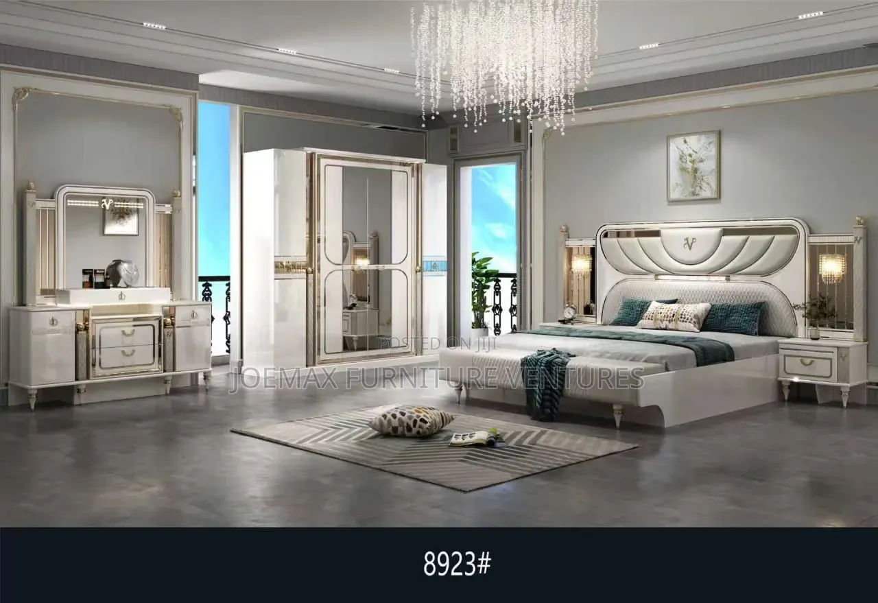 Luxurious Smart Bed Set With Wardrobe 6x7.