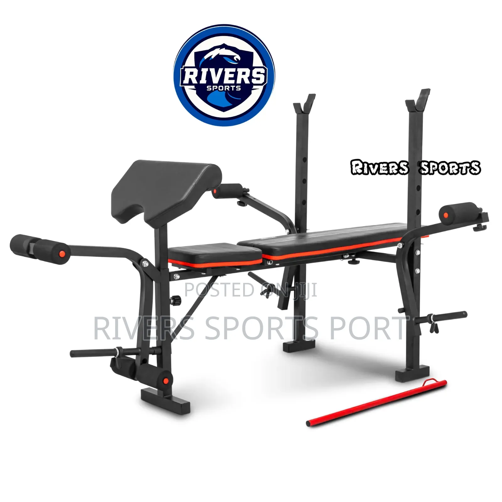 New American Fitness Weight Bench Press With Preacher Curl Chest Fly