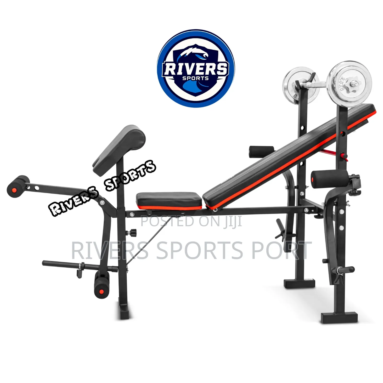 New American Fitness Weight Bench Press With Preacher Curl Chest Fly