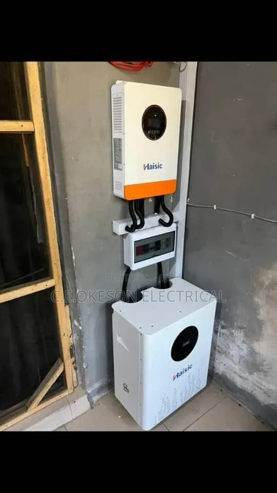 Haisic 8kwh 24v and 4kva Hybrid Inverter