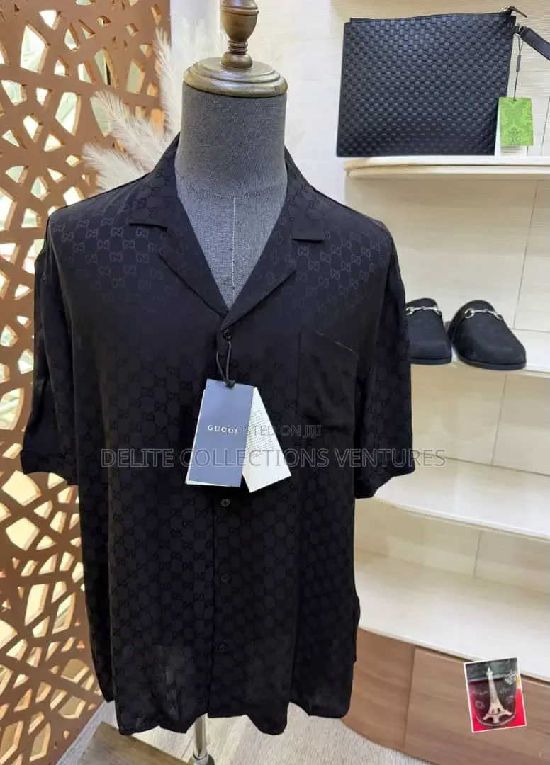 *Original Pure Silk Gucci Shirt Available in Store  M —— XXL