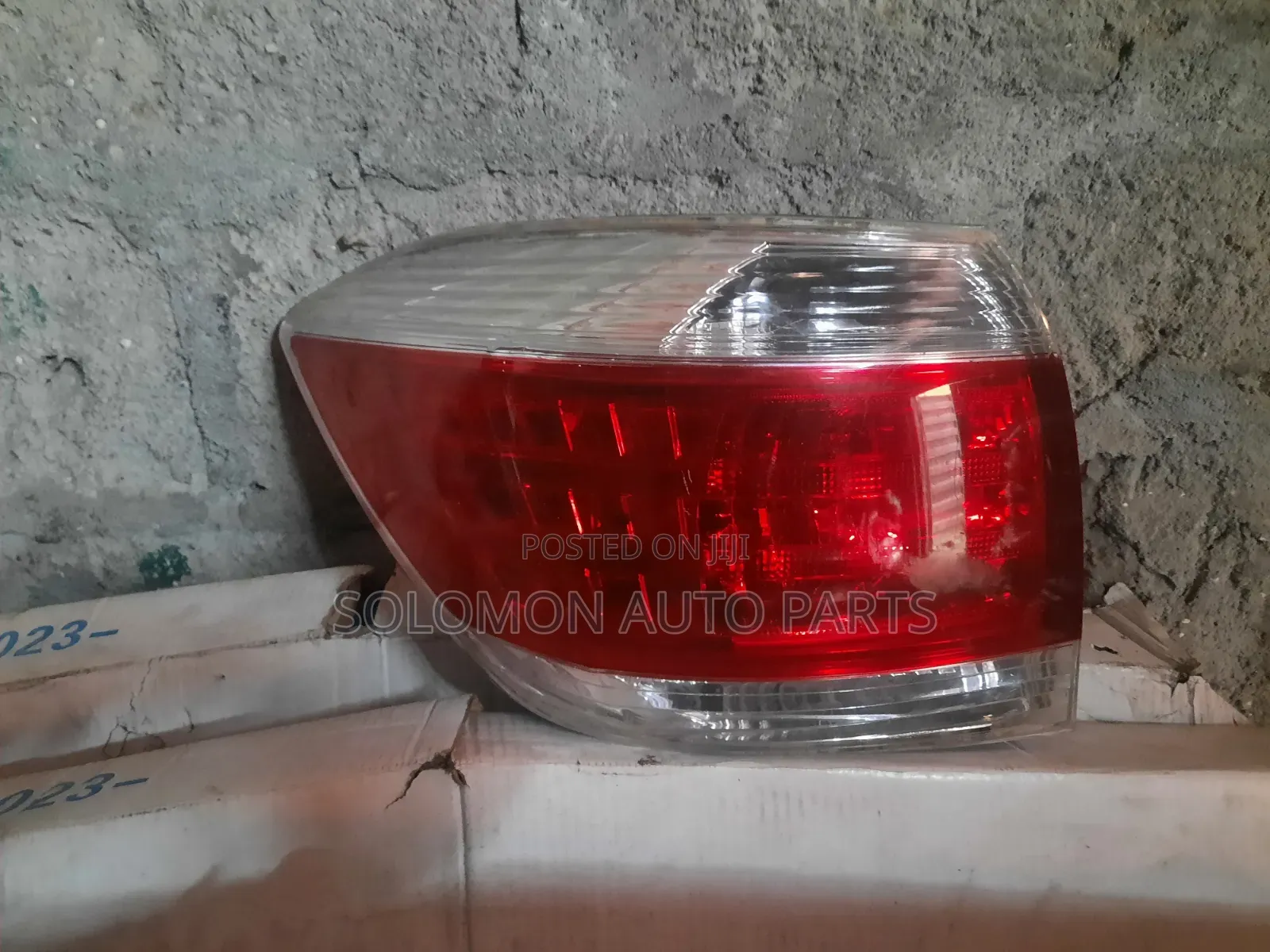 Toyota Highlander 2012 2013 Backlight Driver Side