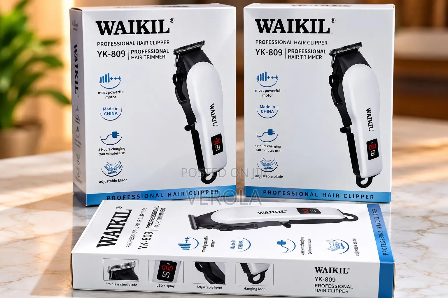 Waikil YK-809 Rechargeable Professional Hair Clipper