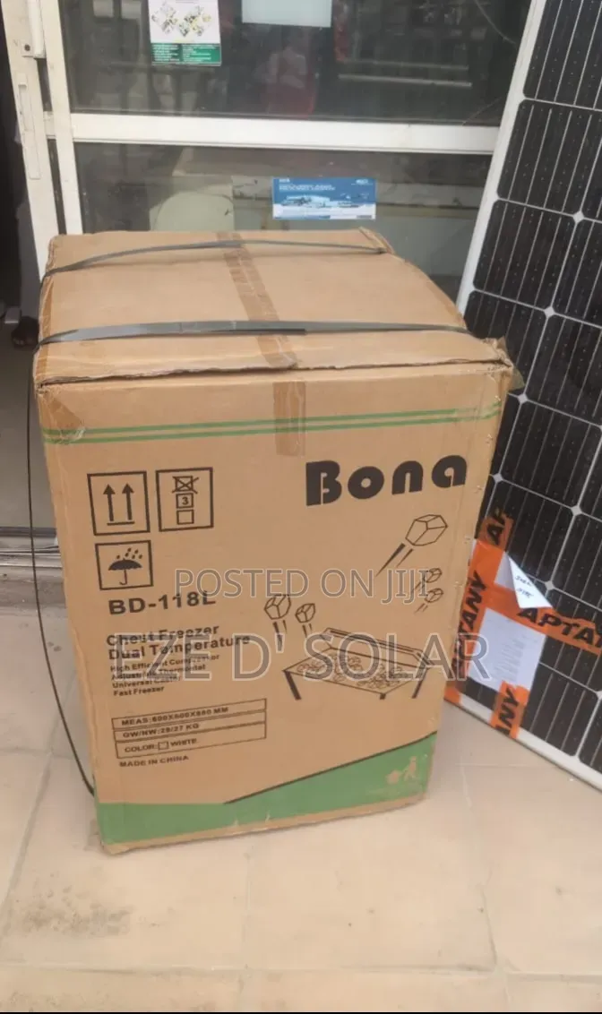 Low Energy Consumption 118 Litre Solar Bona Freeze