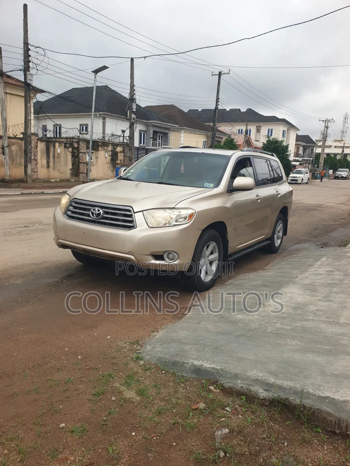 Toyota Highlander V6 2009 Gold