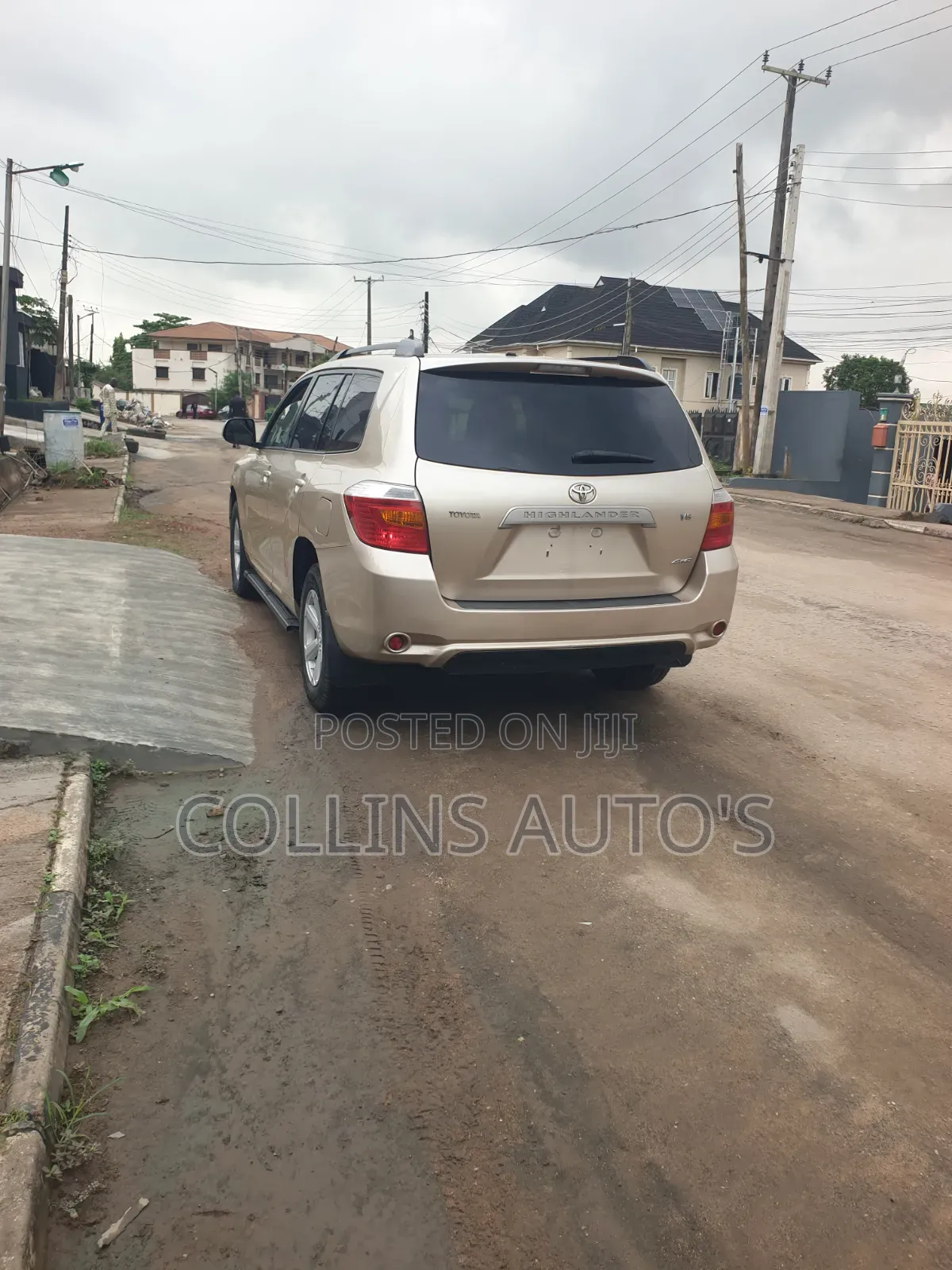 Toyota Highlander V6 2009 Gold