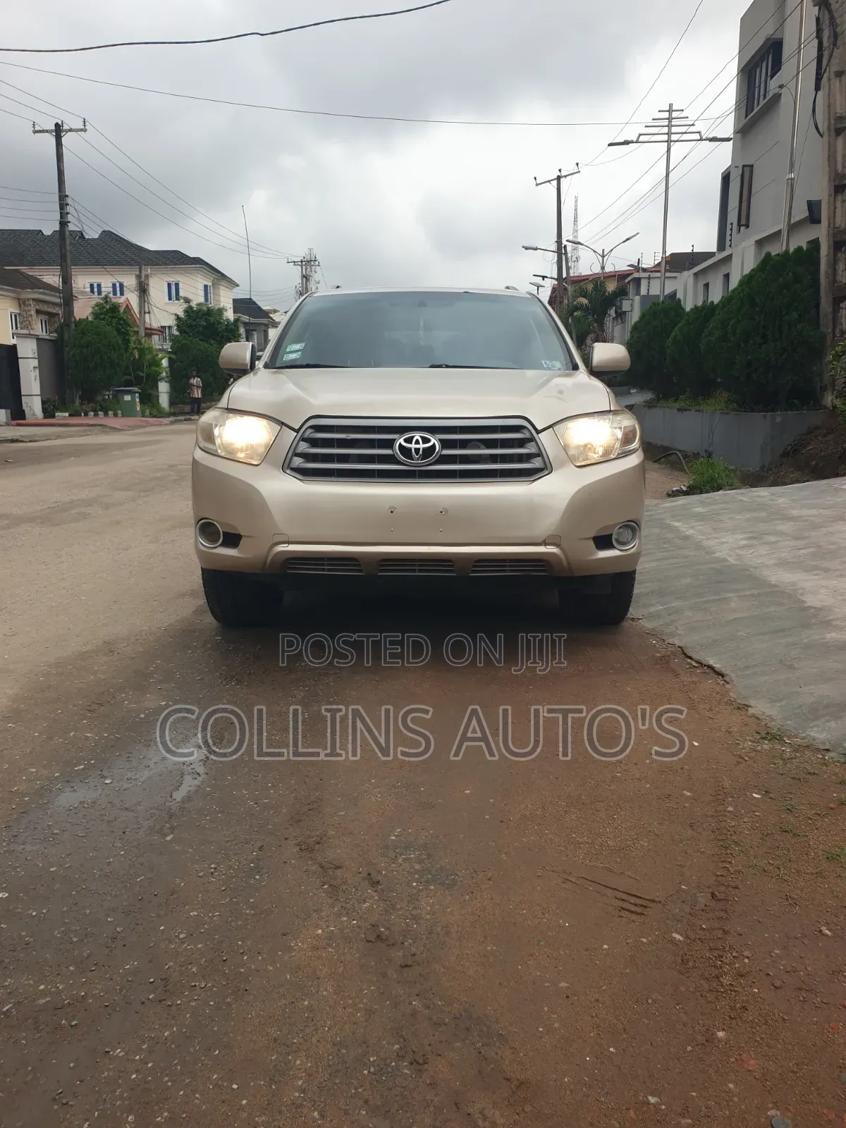 Toyota Highlander V6 2009 Gold