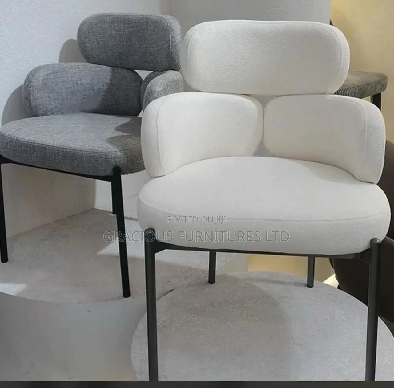 Imported Brown Dining Accent Chair