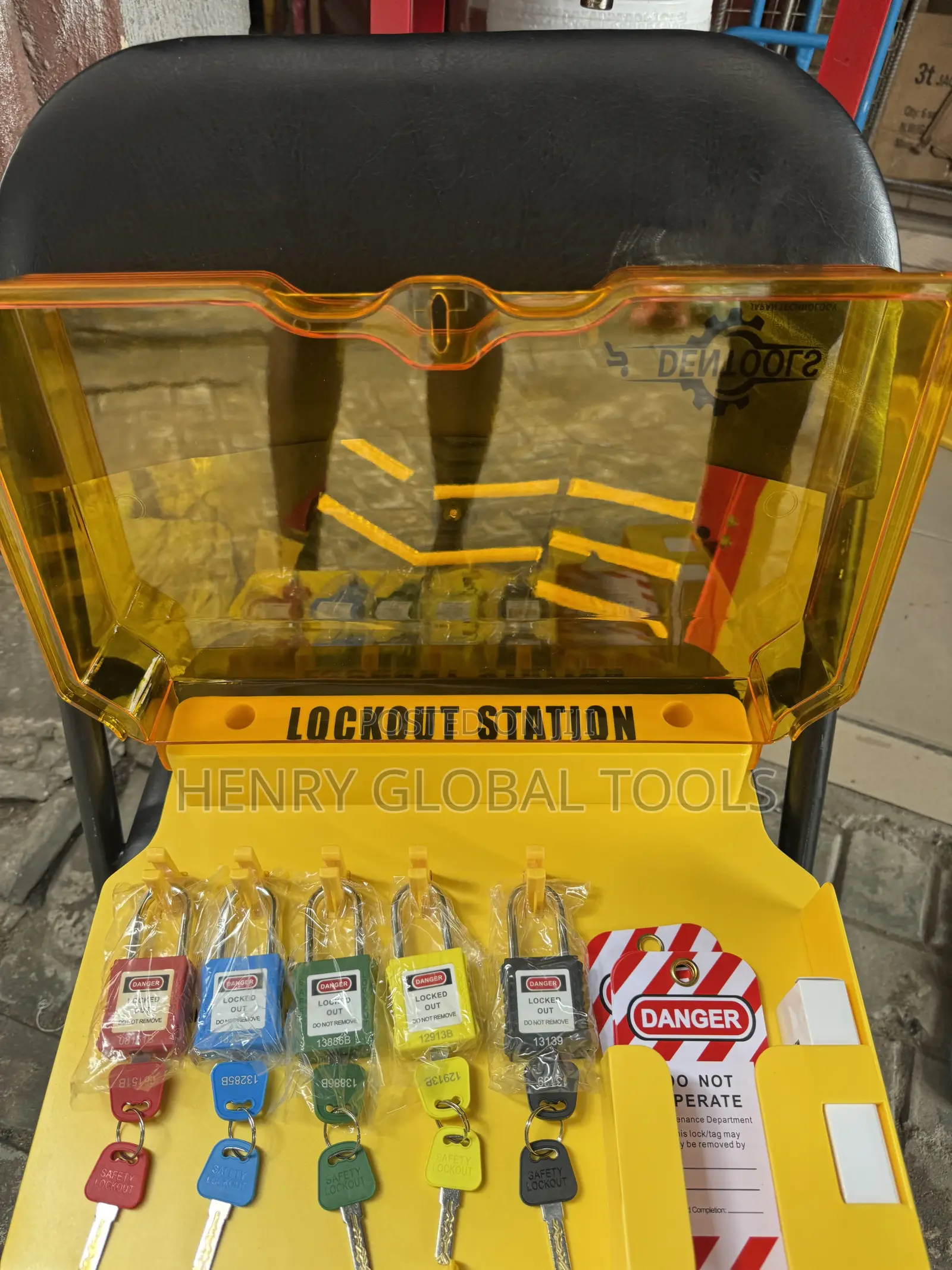 LOTO Lockout Station – Safety Lockout Kit