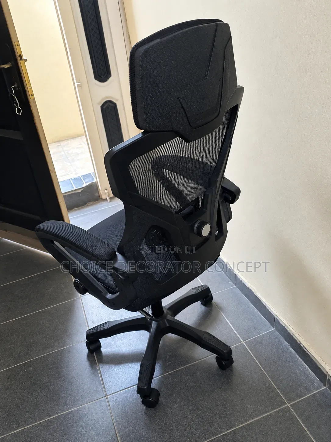 Ergonomic Mesh Office Chair With Headrest Footrest