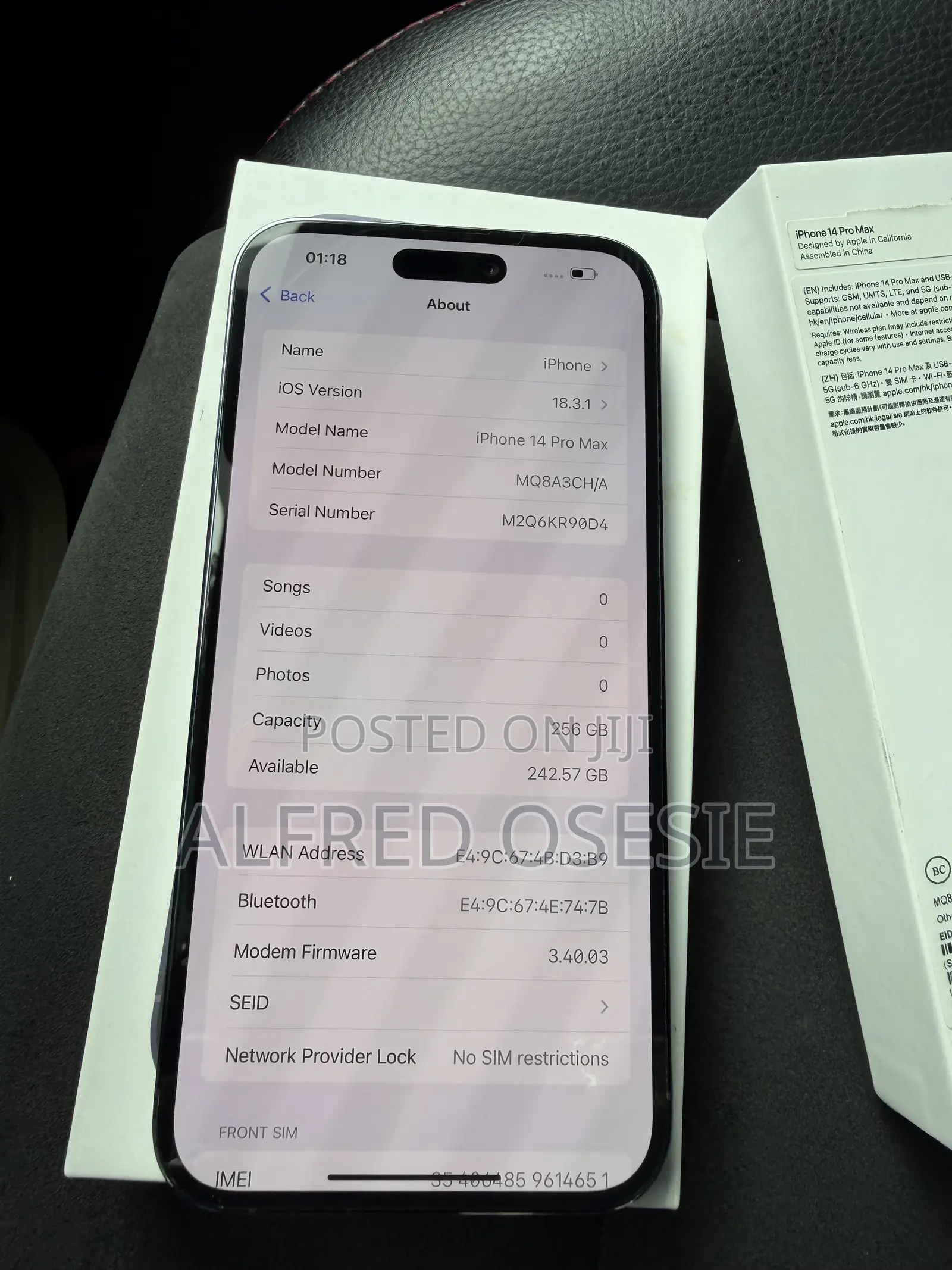 Apple iPhone 14 Pro Max 256 GB Purple