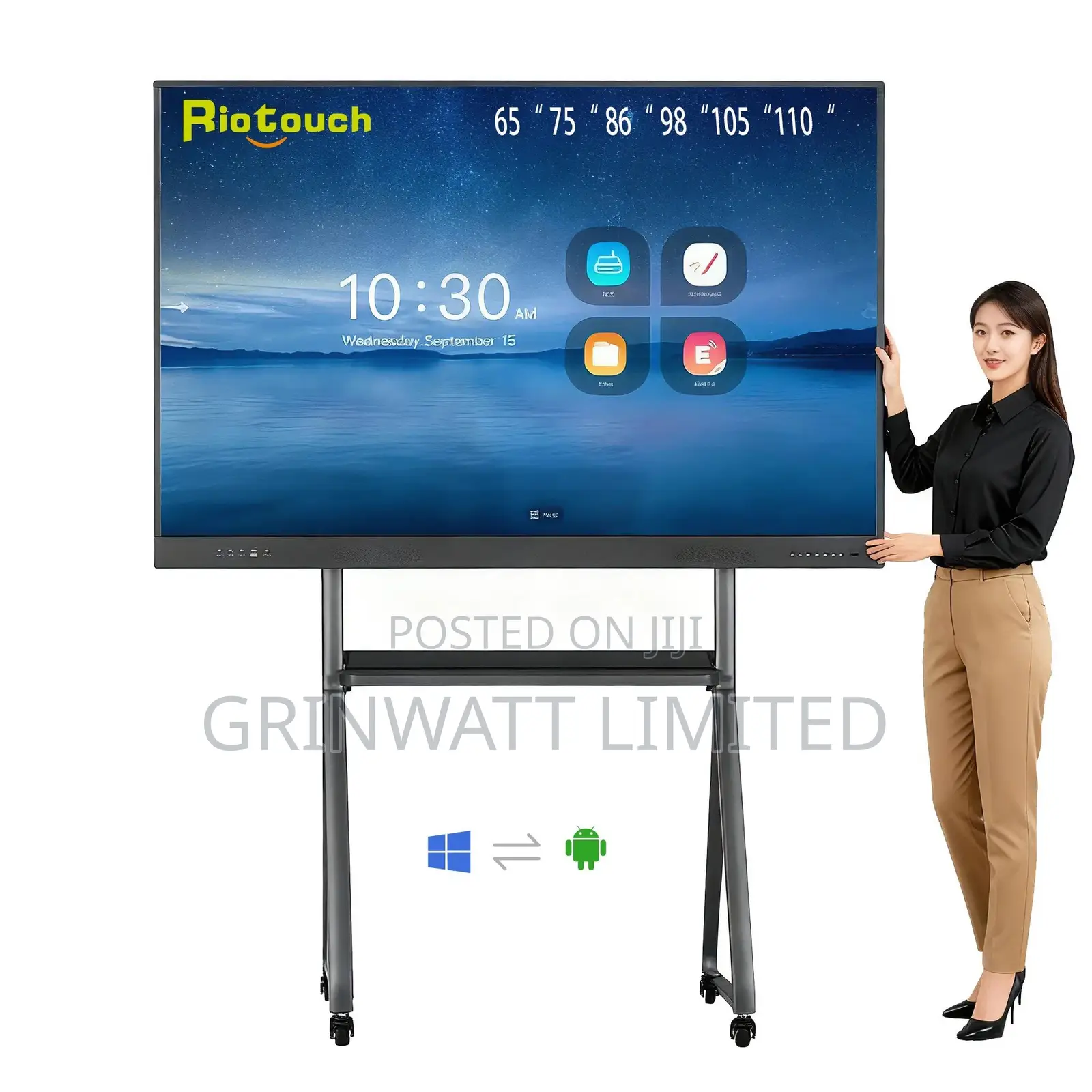 98 Inches Interactive Board