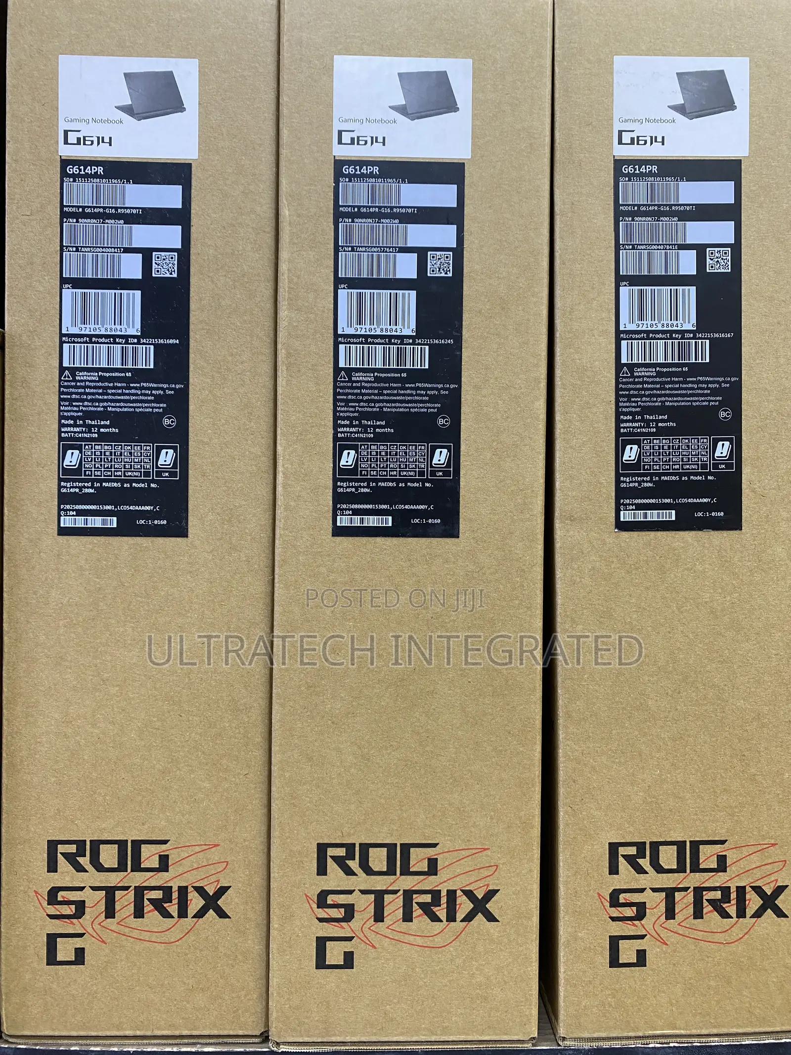 New Laptop Asus ROG Strix G16 G614 16GB AMD Ryzen 9 SSD 1T