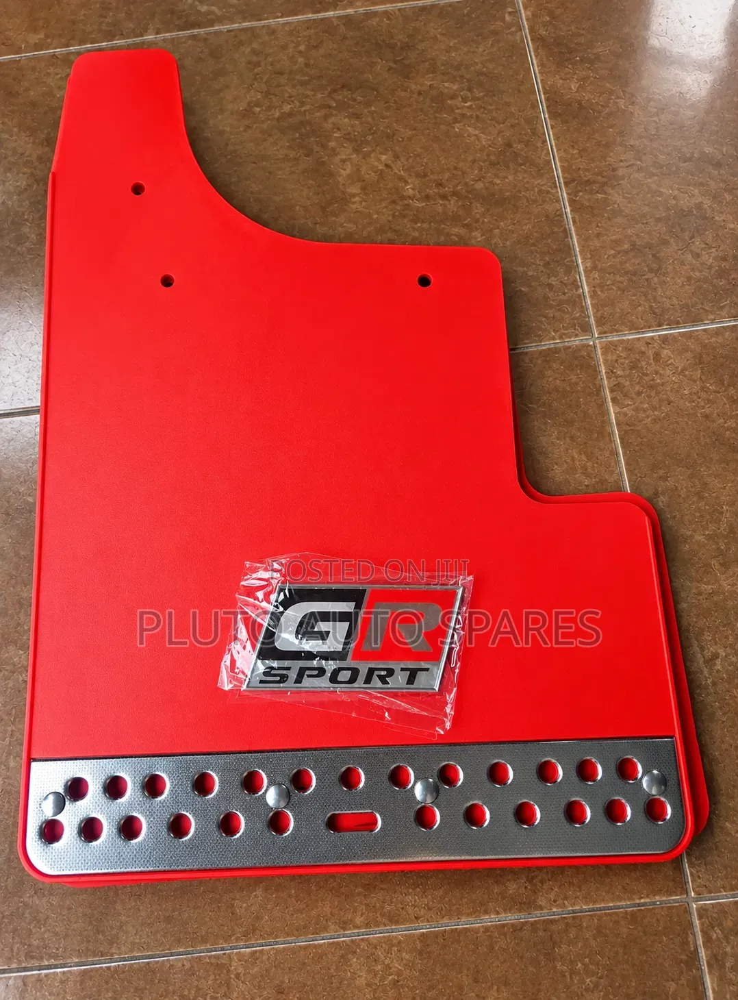 Red GR Sport Hilux Mud Flaps Upgrade