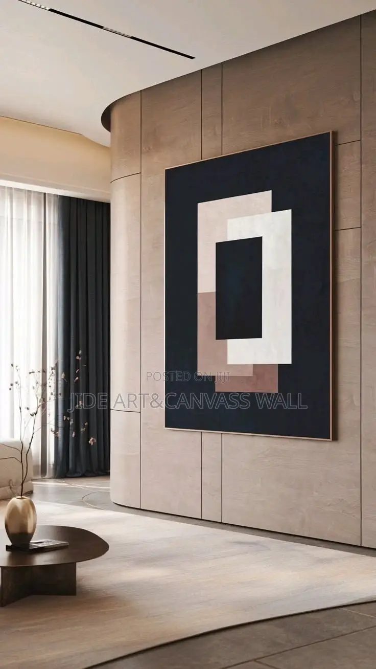 Canvass Wall Abstract Artworks Wooden Frame