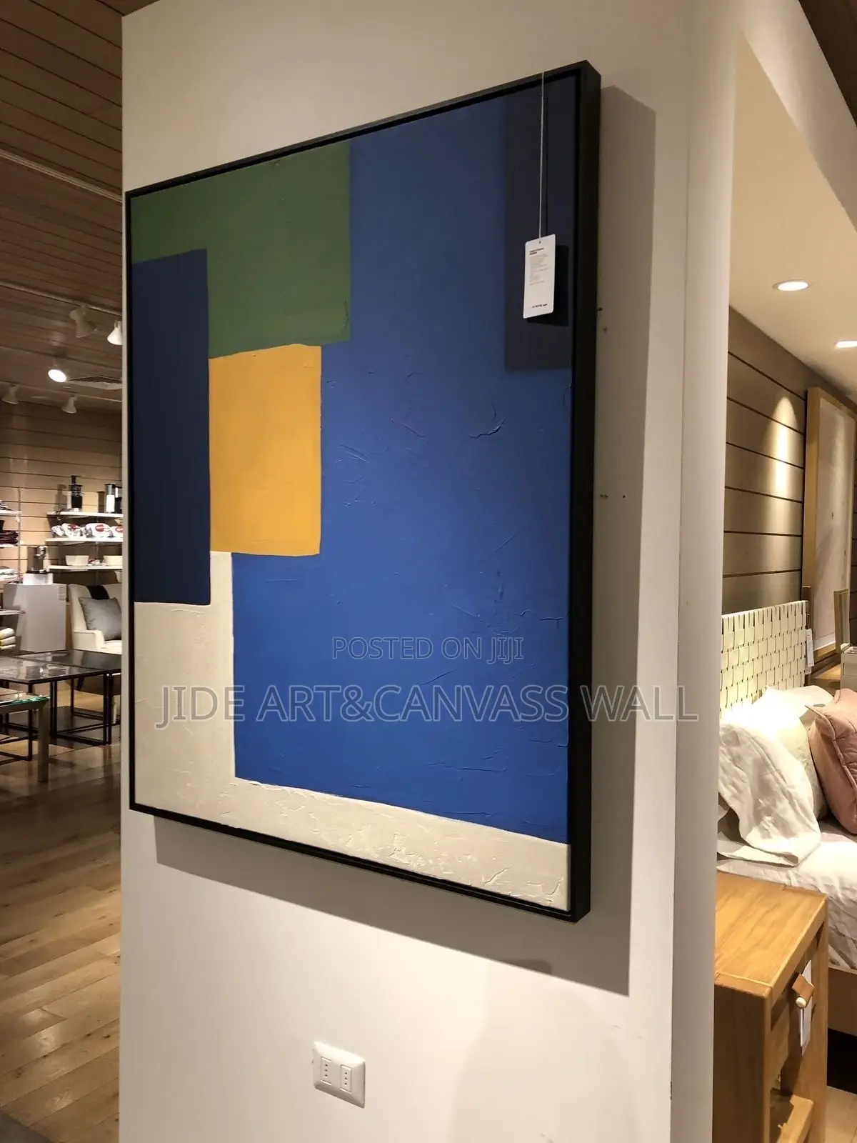 Canvass Wall Abstract Artworks Wooden Frame