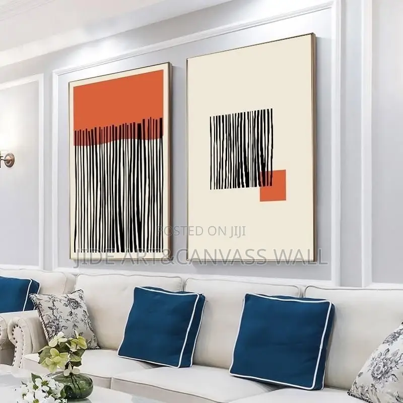 Rough Abstract Oil Canvas Wall Wooden Frames