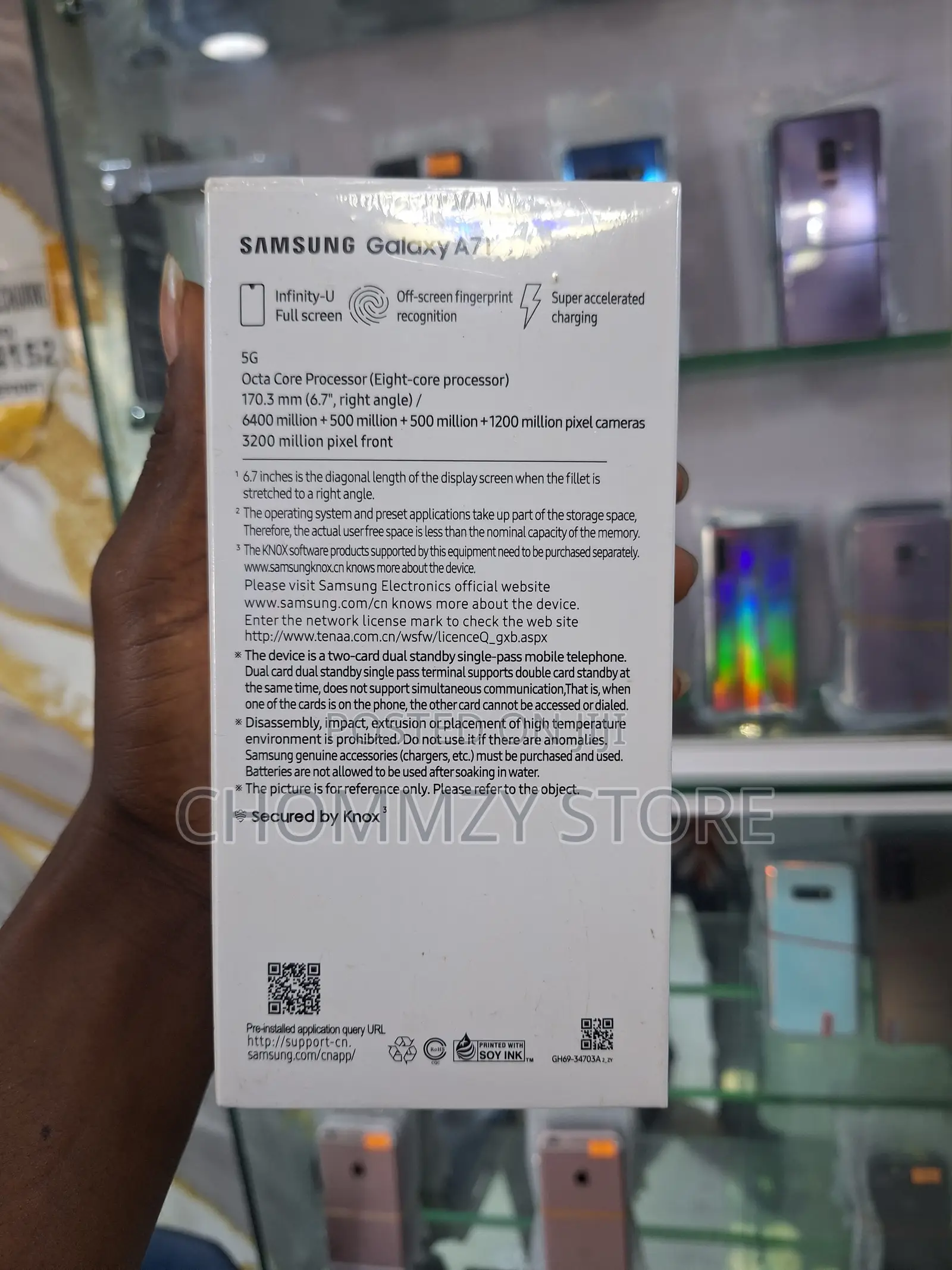 New Samsung Galaxy A71 128 GB Black