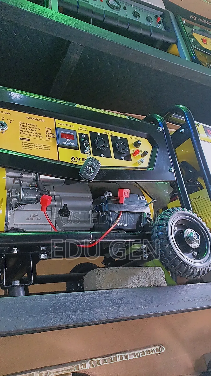 Original Corolla CL7800E2R Gasoline Generator 100%copper Coil 5kva