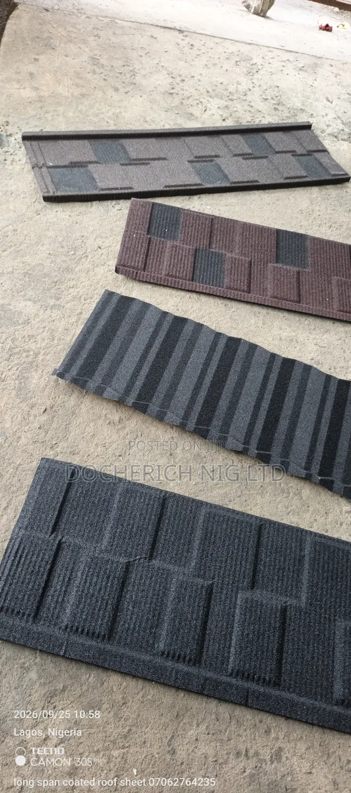 We Deal Om Various Types of Stone Coated Roofing Sheet