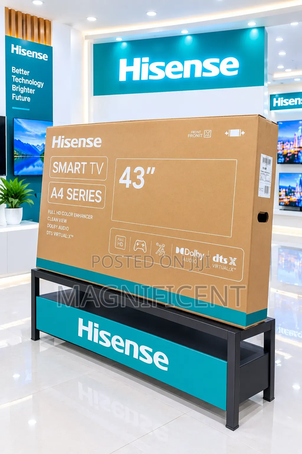 Hisense A4 Series 43′′ Smart TV – Full HD