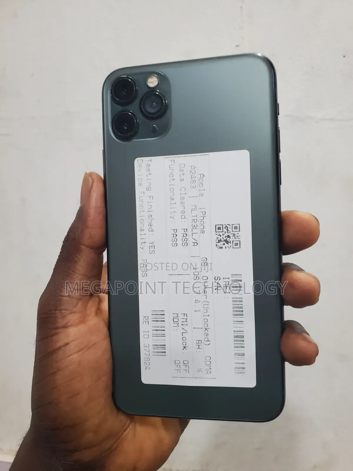Apple iPhone 11 Pro Max 64 GB Black