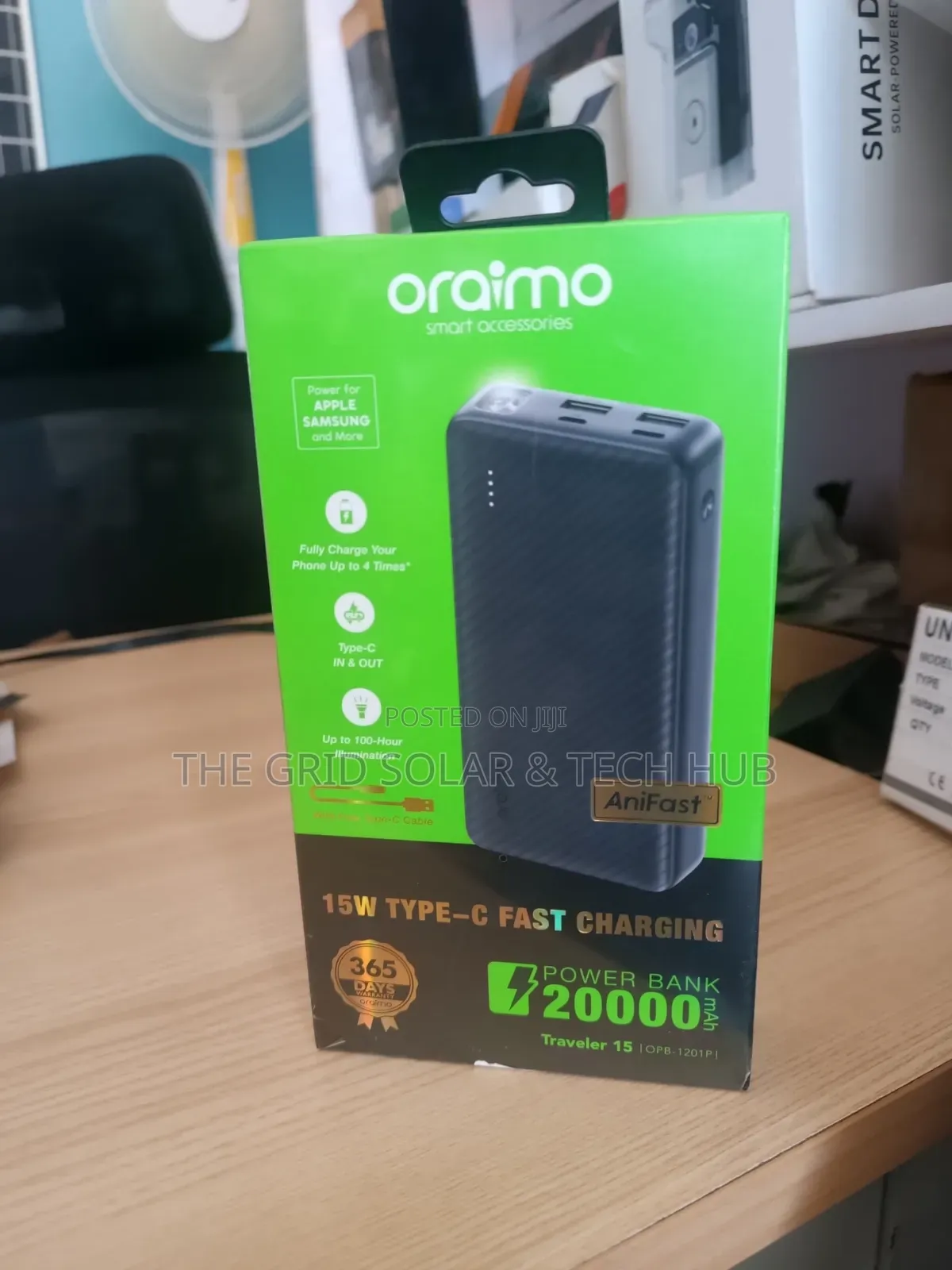 Original Oraimo Traveler 15 20,000mAh Power Bank