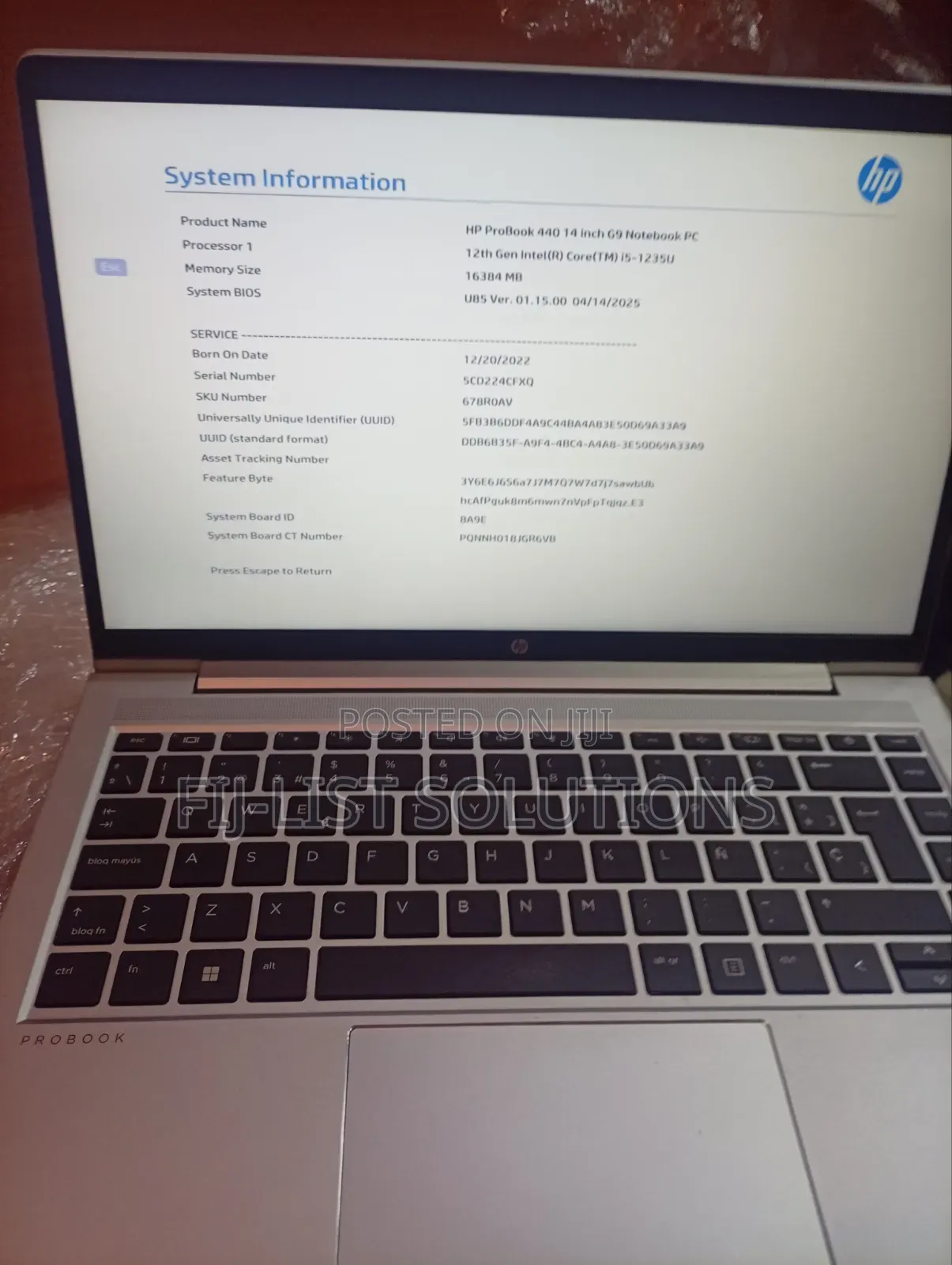 Laptop HP ProBook 440 G9 16GB Intel Core i5 SSD 256GB