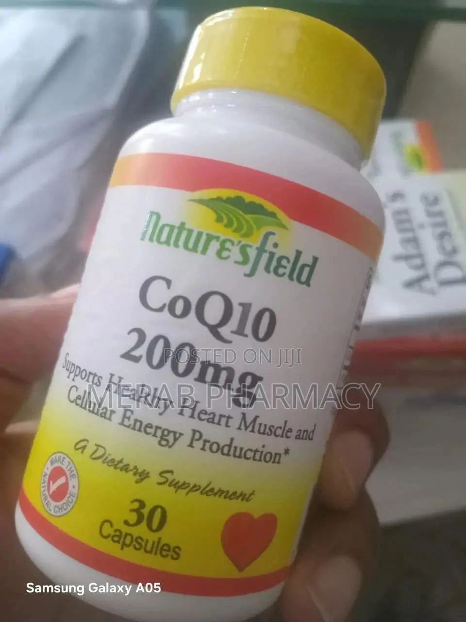 Nature's Field CoQ10 200mg by 30 Capsules