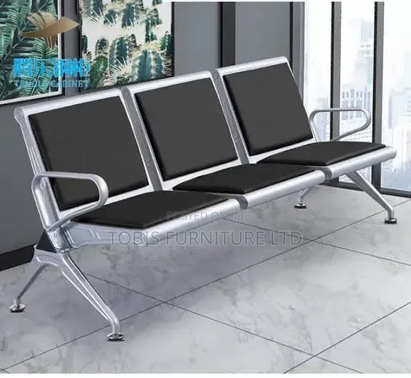 Heavy-Duty Airport Chair/Waiting Area Chair With Leather
