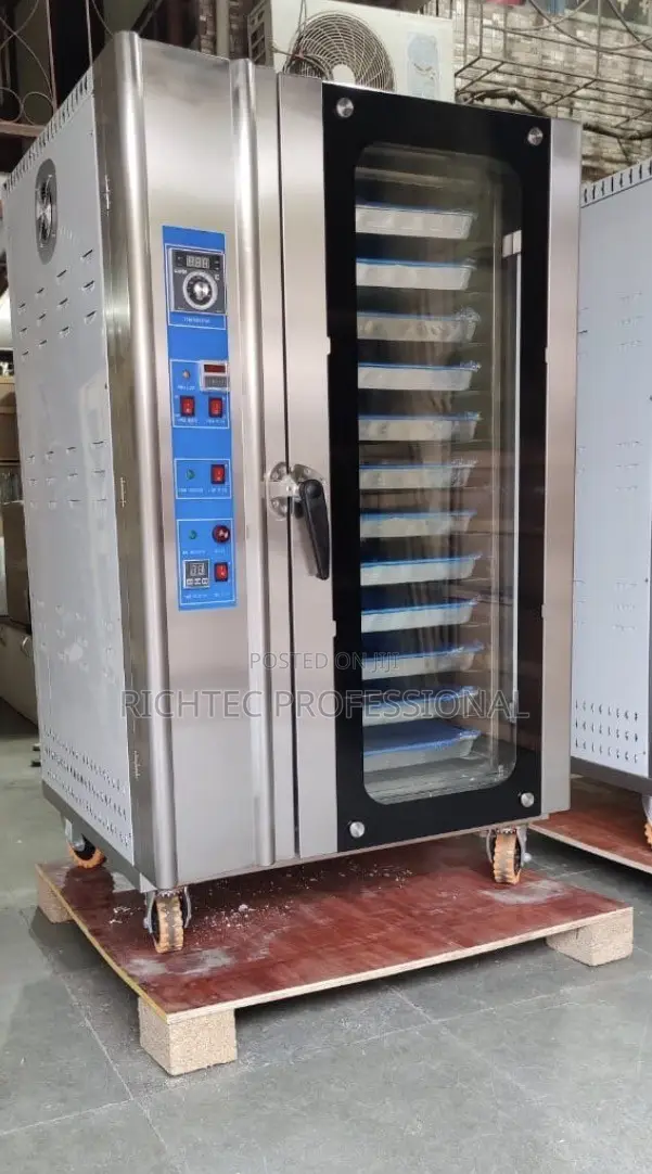 High Quality Commercial 12-Tray Gas Convection Oven - Stainless Steel