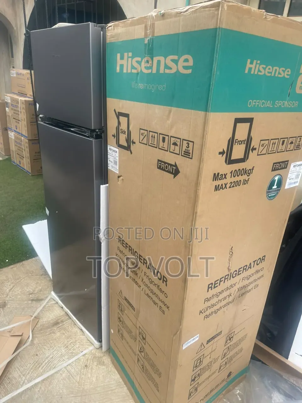 Hisense REF240DR 240L Silver Refrigerator
