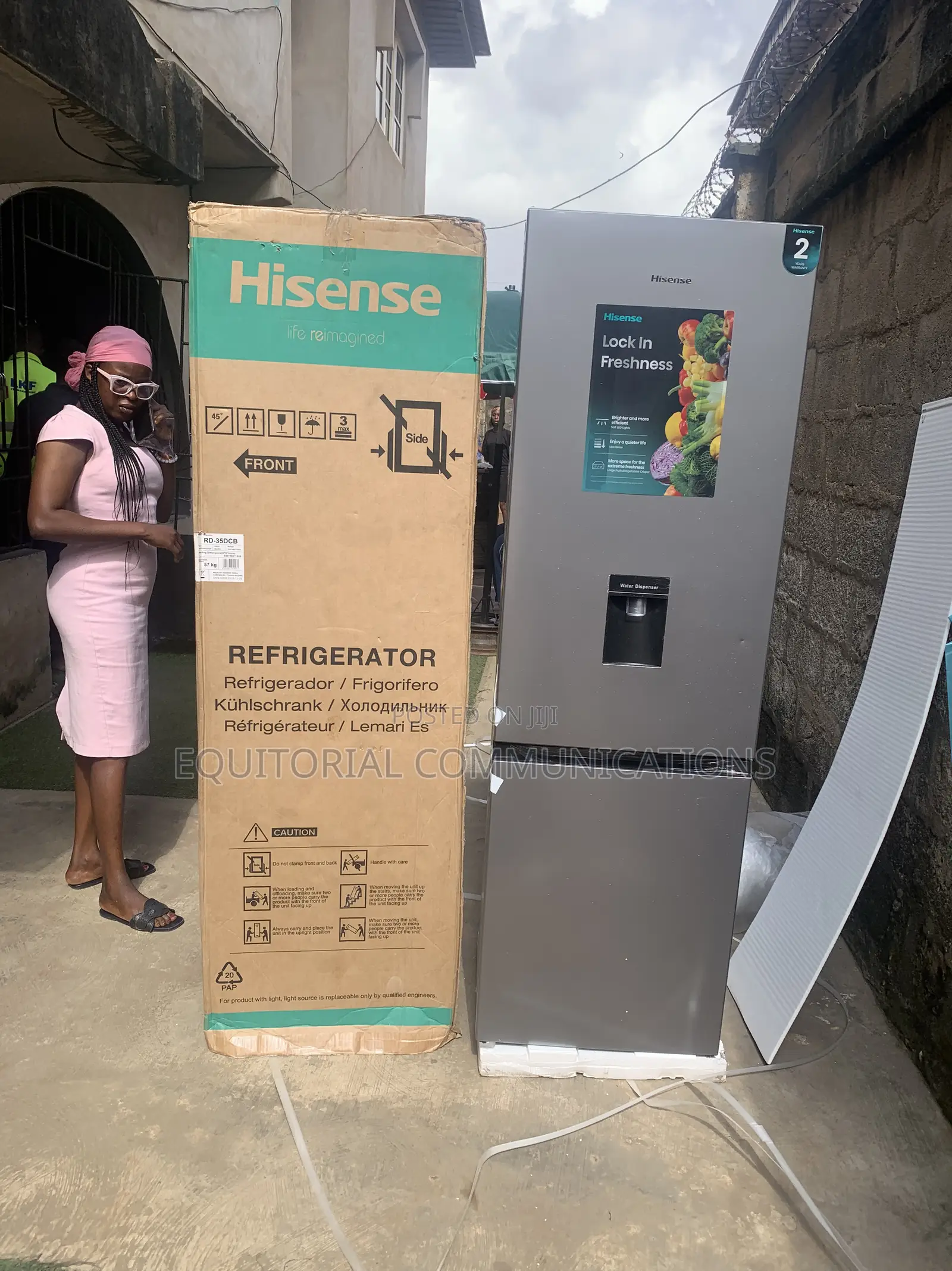 Hisense 35DCB 264L Large Capacity Refrigerator With Water Dispenser