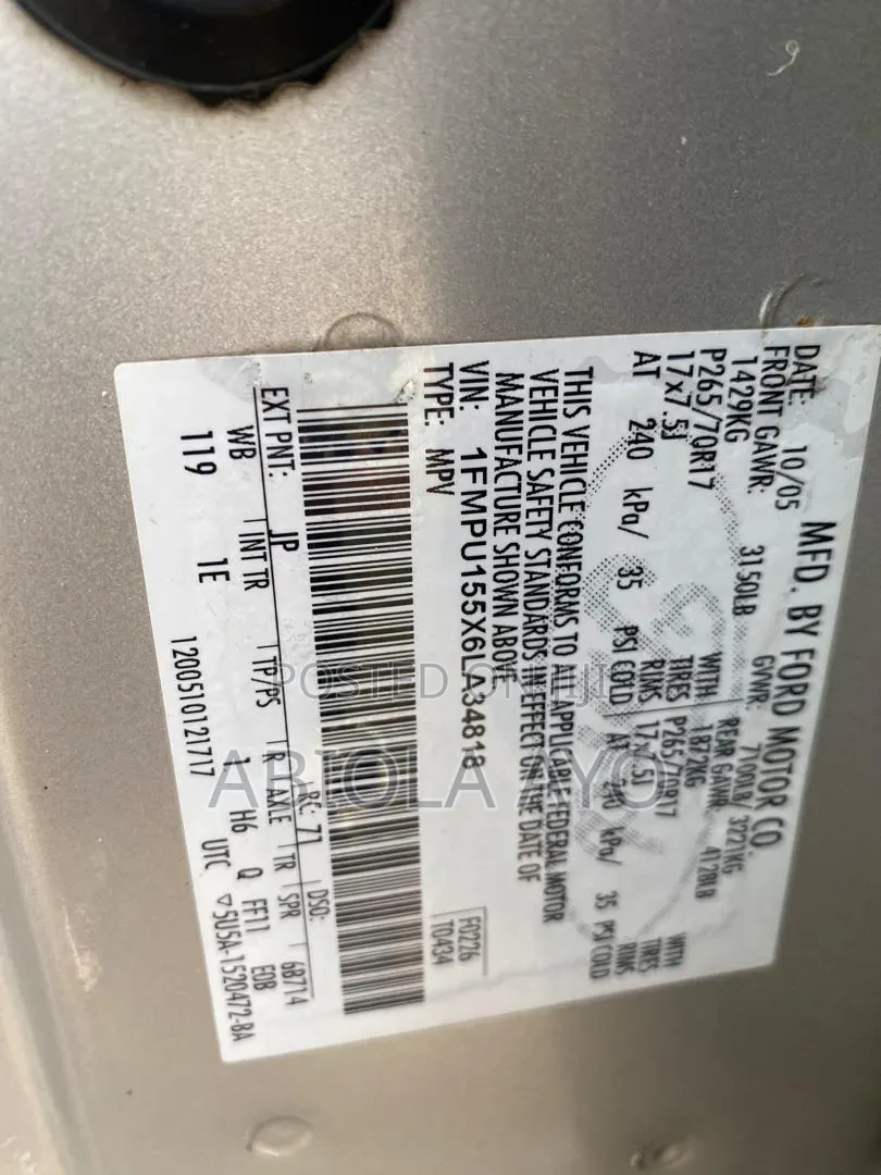 Ford Expedition 2006 Silver