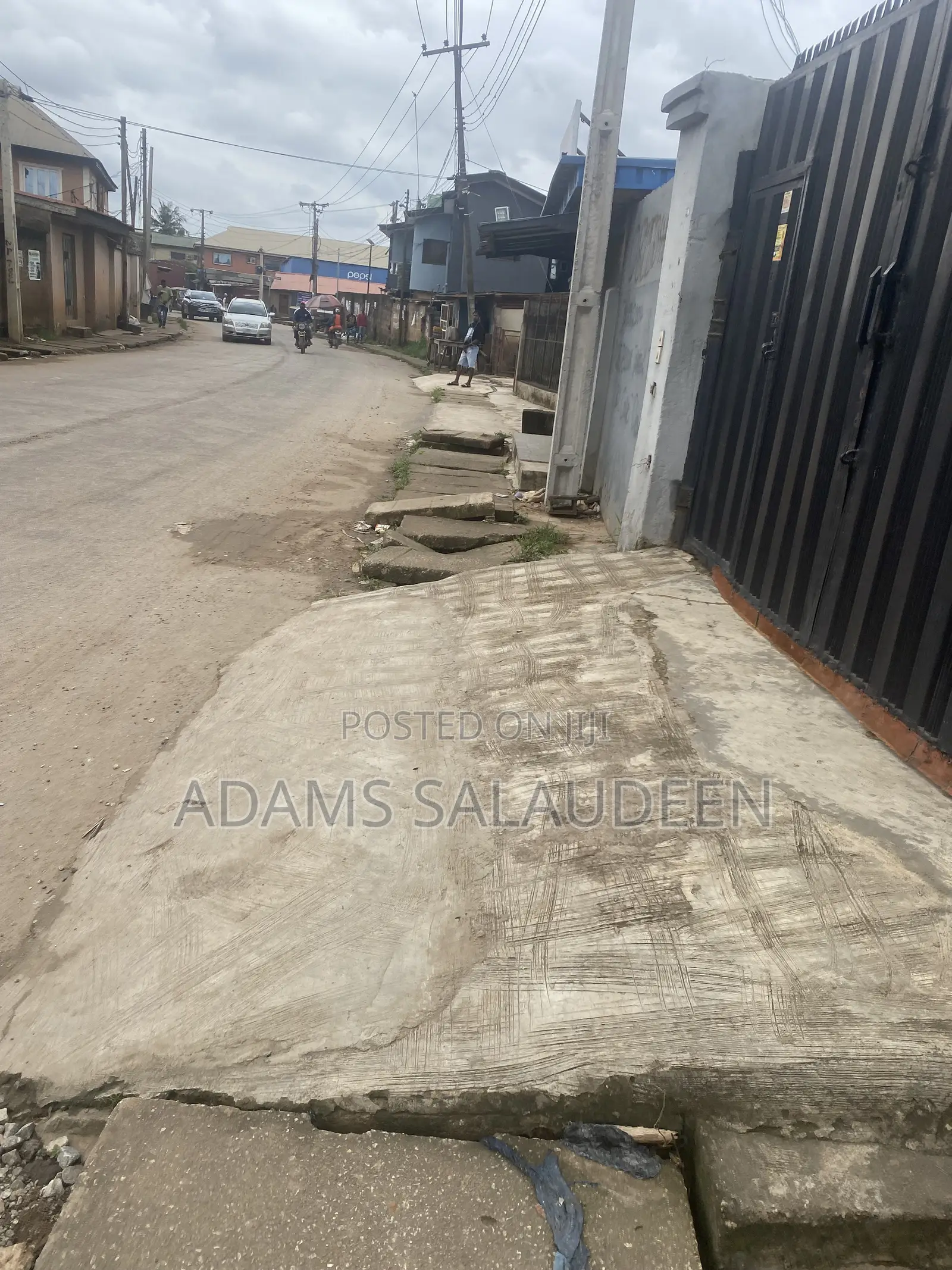 Commercial/Residential Quarter Plot of Land of Tarred Road