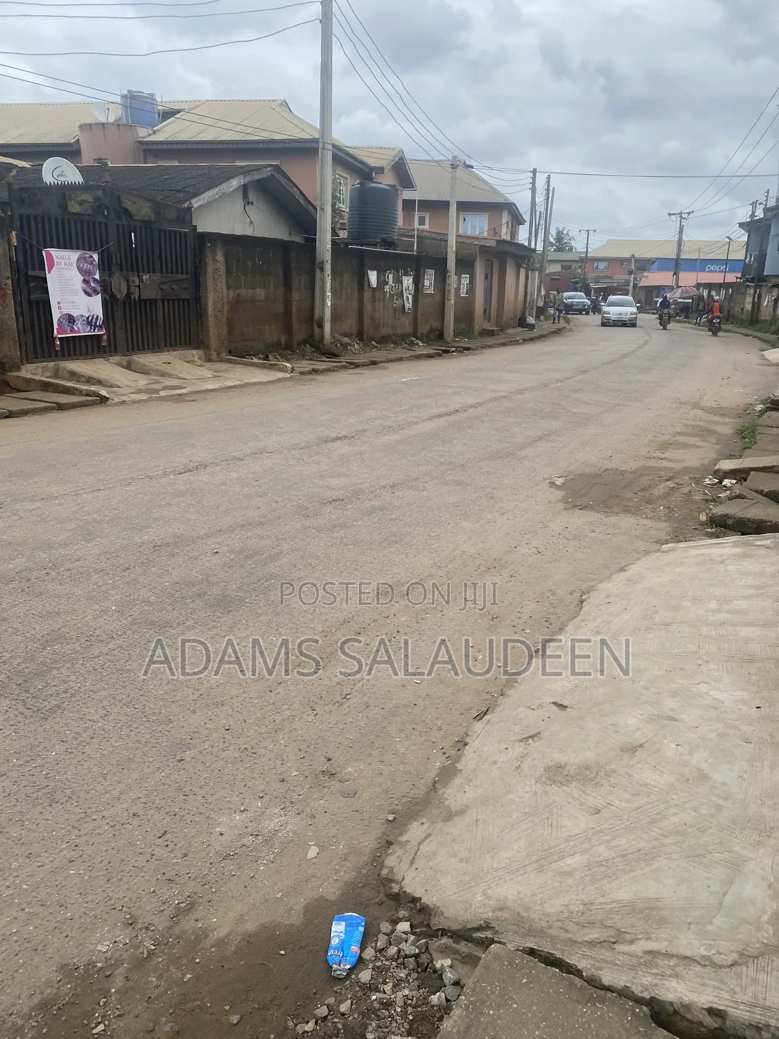 Commercial/Residential Quarter Plot of Land of Tarred Road