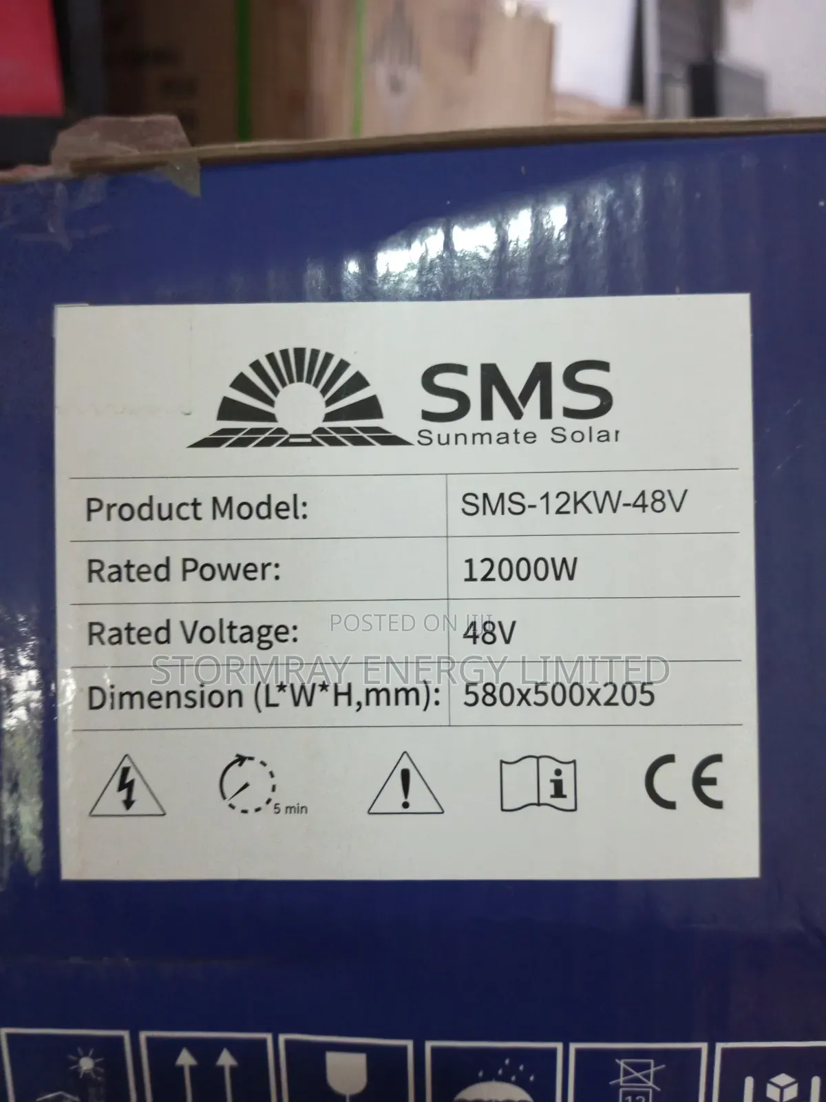 SMS 12KVA 48v Hybrid Inverter