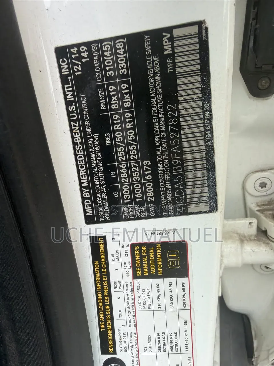 Mercedes-Benz M Class 2015 White