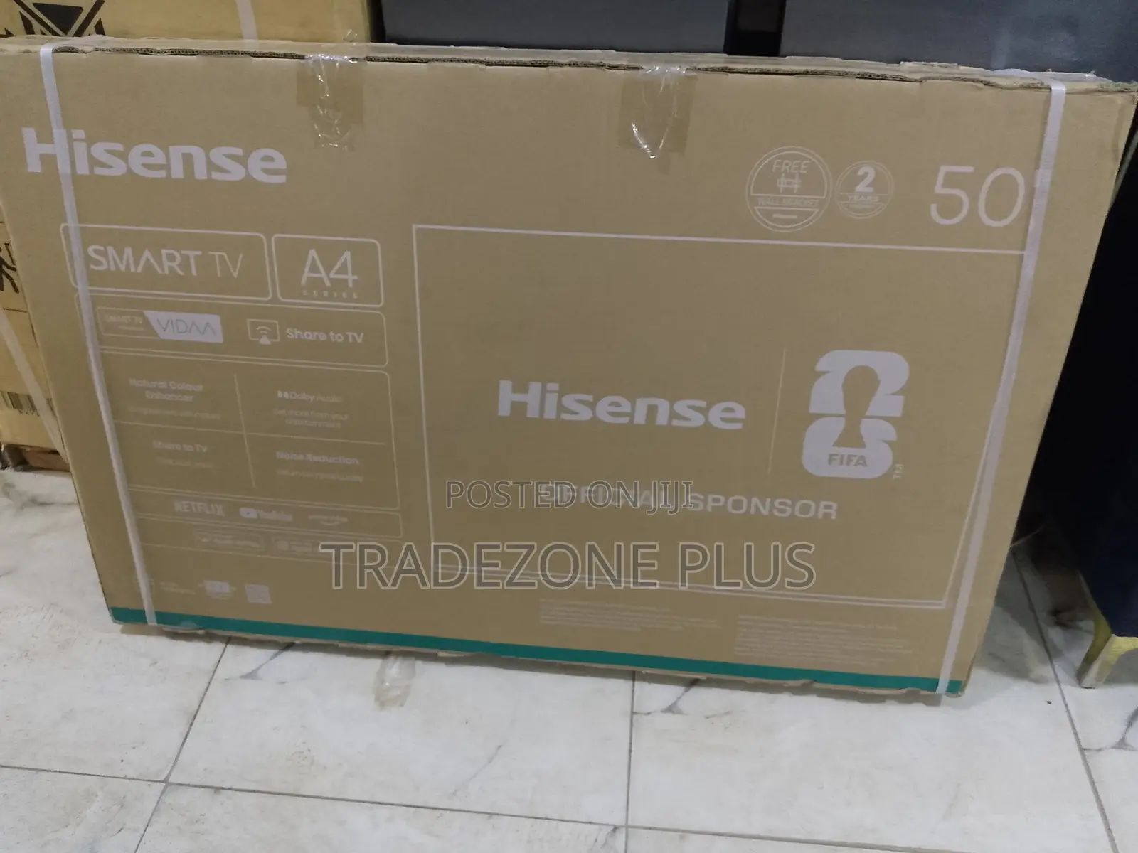 50" Hisense 50A4Q Smart TV – Ultra HD Viewing