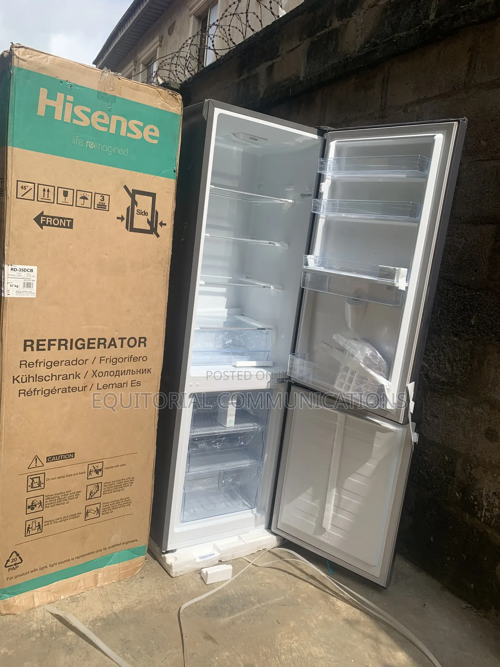 Hisense 35DCB 264L Smart Storage Refrigerator With Water Dispenser