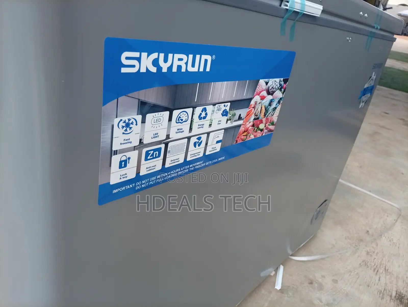Genuine Skyrun Deep Freezer Anti-Rust Body Design