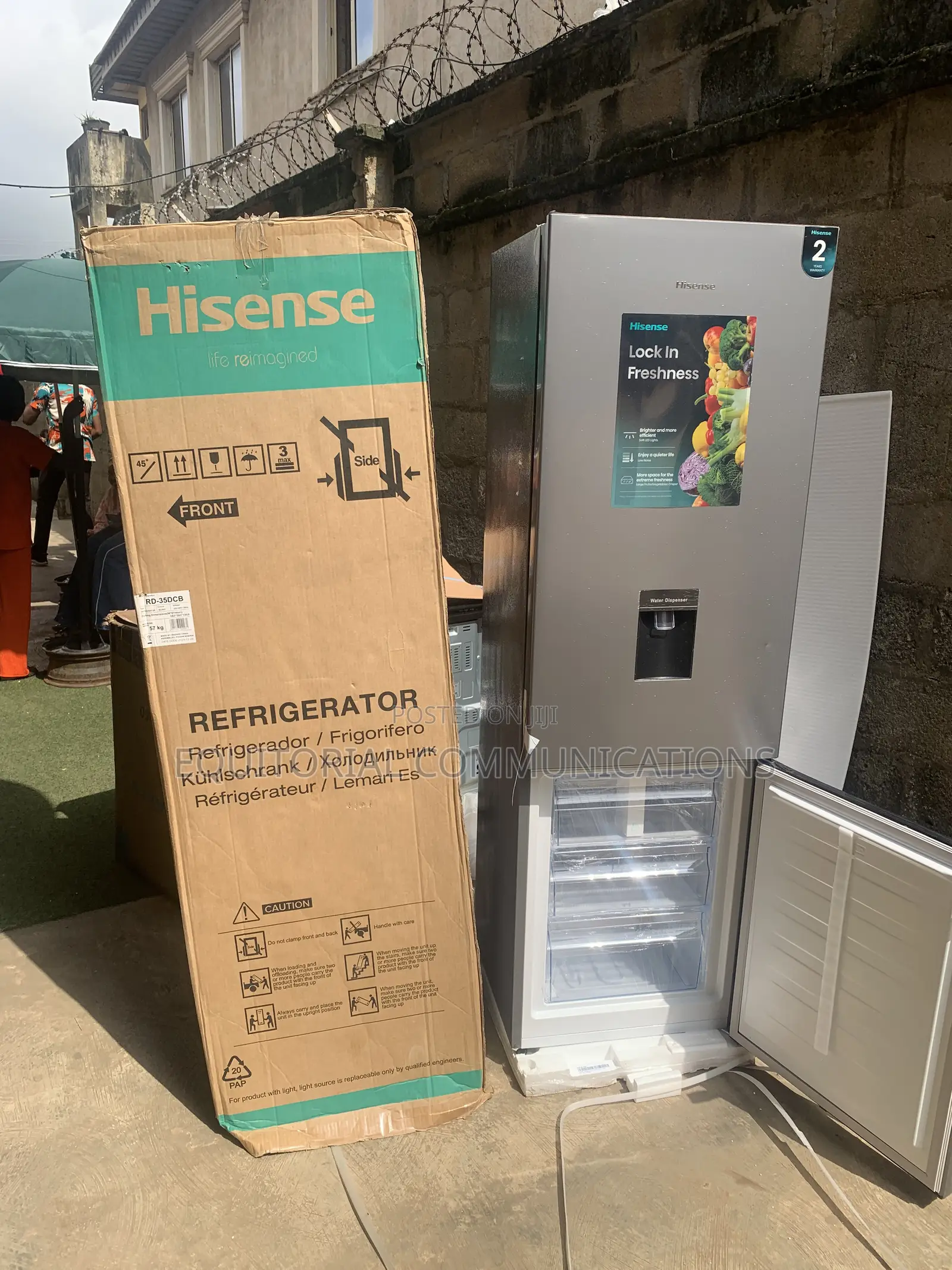 Hisense 35DCB 264L High-Performance Fridge With Water Dispenser