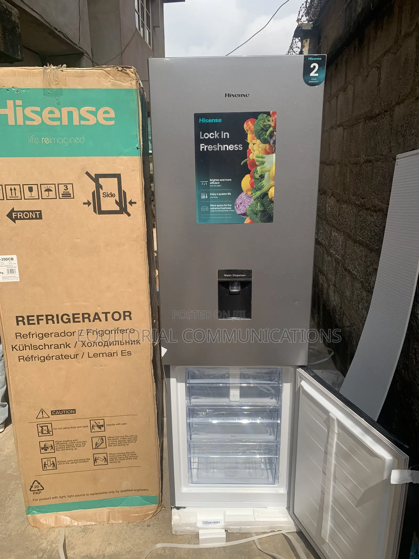 Hisense 35DCB 264L High-Performance Fridge With Water Dispenser