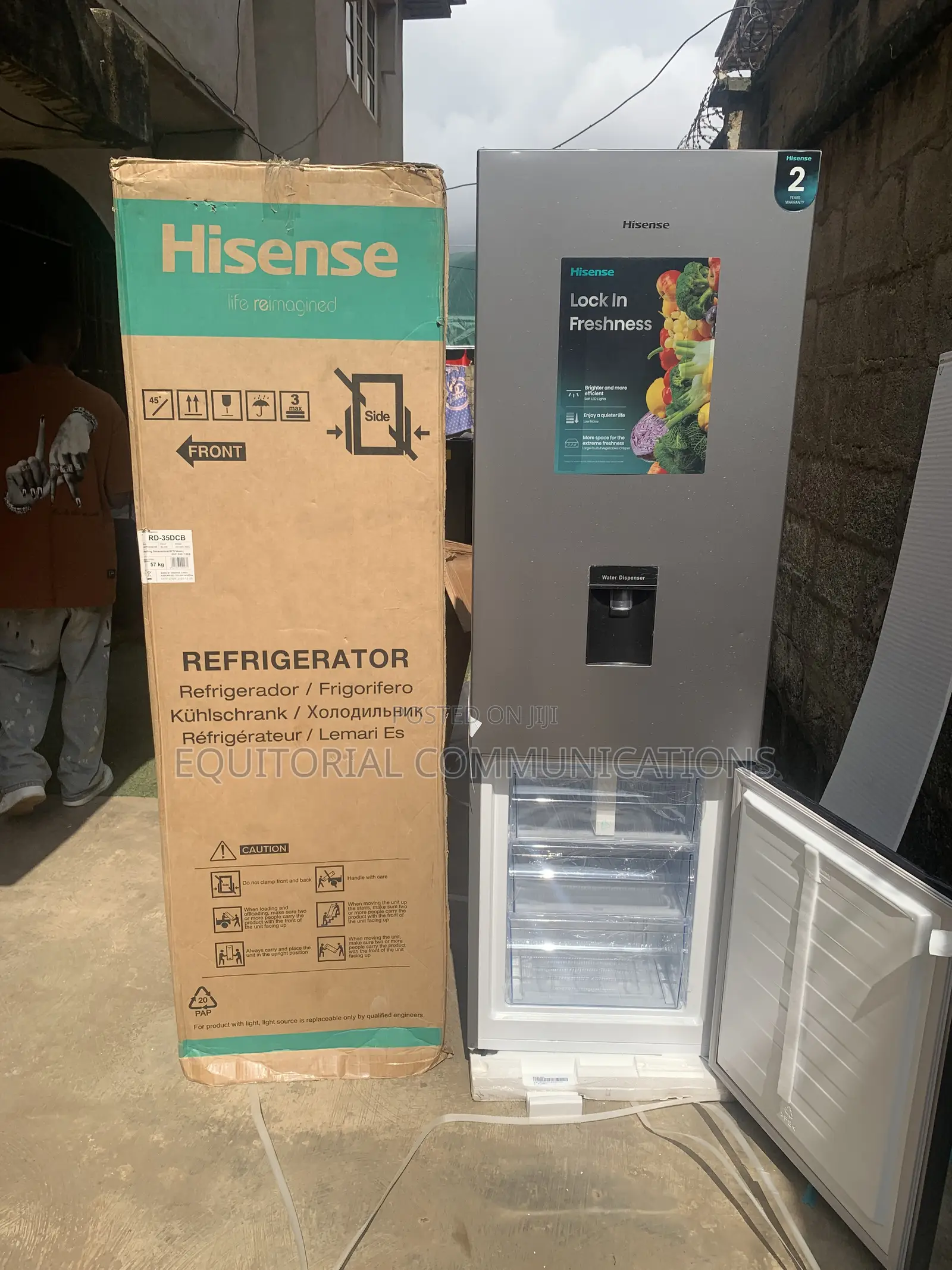 Hisense 35DCB 264L Cool Spacious Refrigerator With Water Dispenser