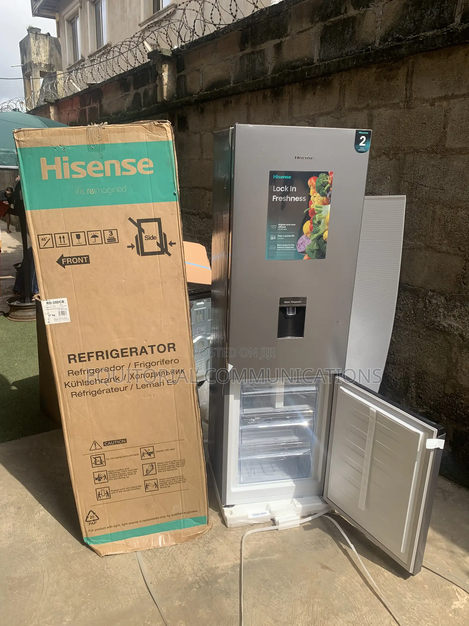 Hisense 35DCB 264L Dependable Home Refrigerator With Water Dispenser