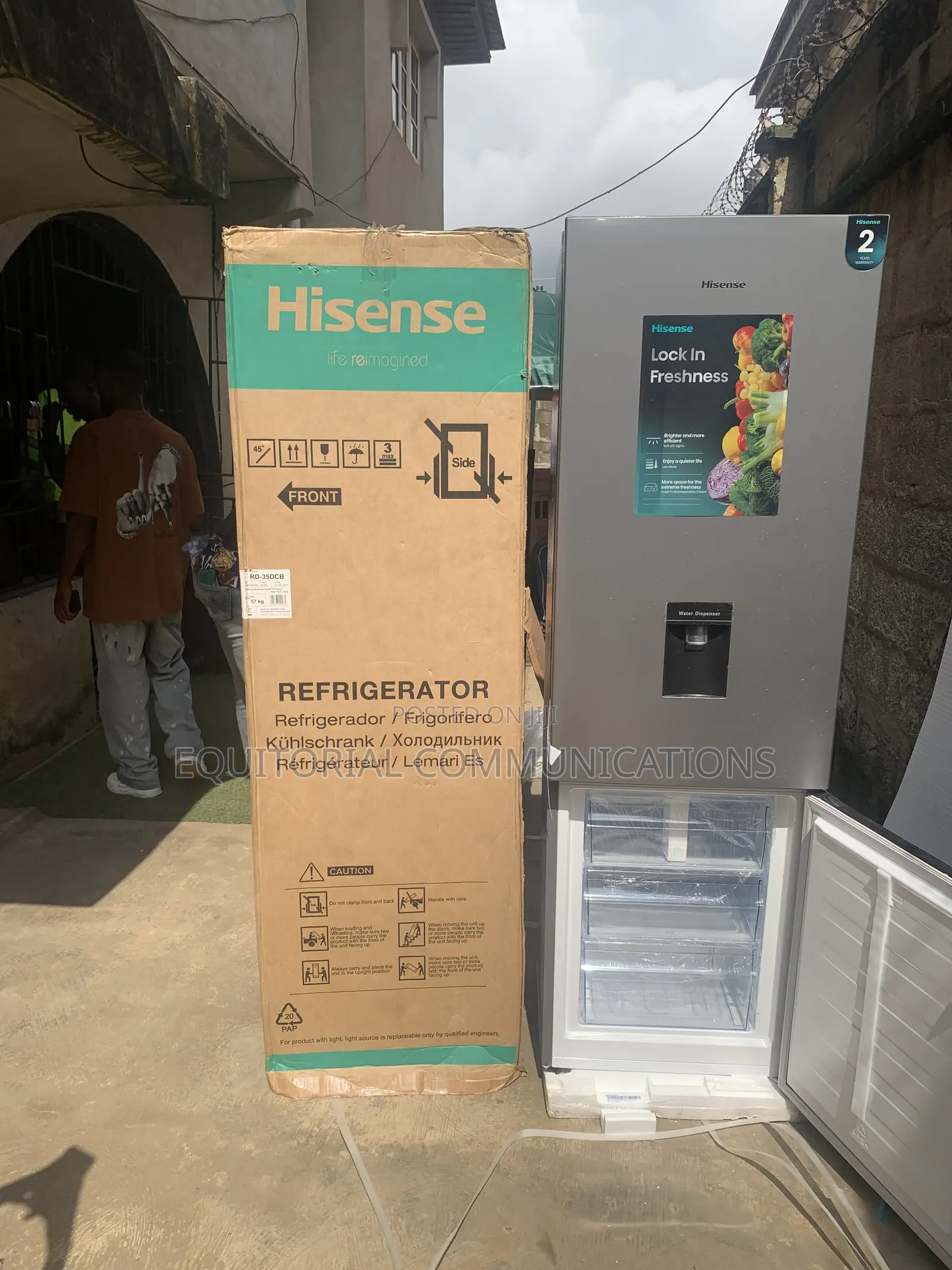 Hisense 35DCB 264L Dependable Home Refrigerator With Water Dispenser