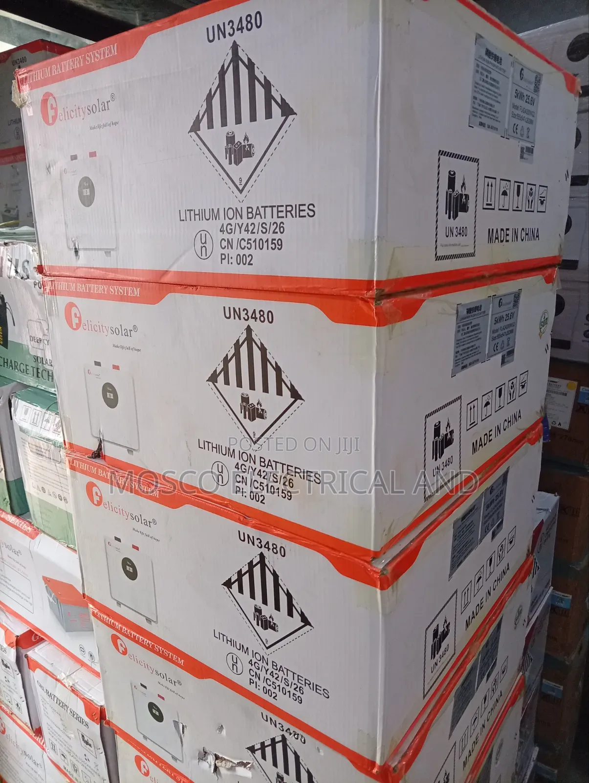 Quality 5kwh/25.2volts Felicity Lithium Ion Solar Batteries
