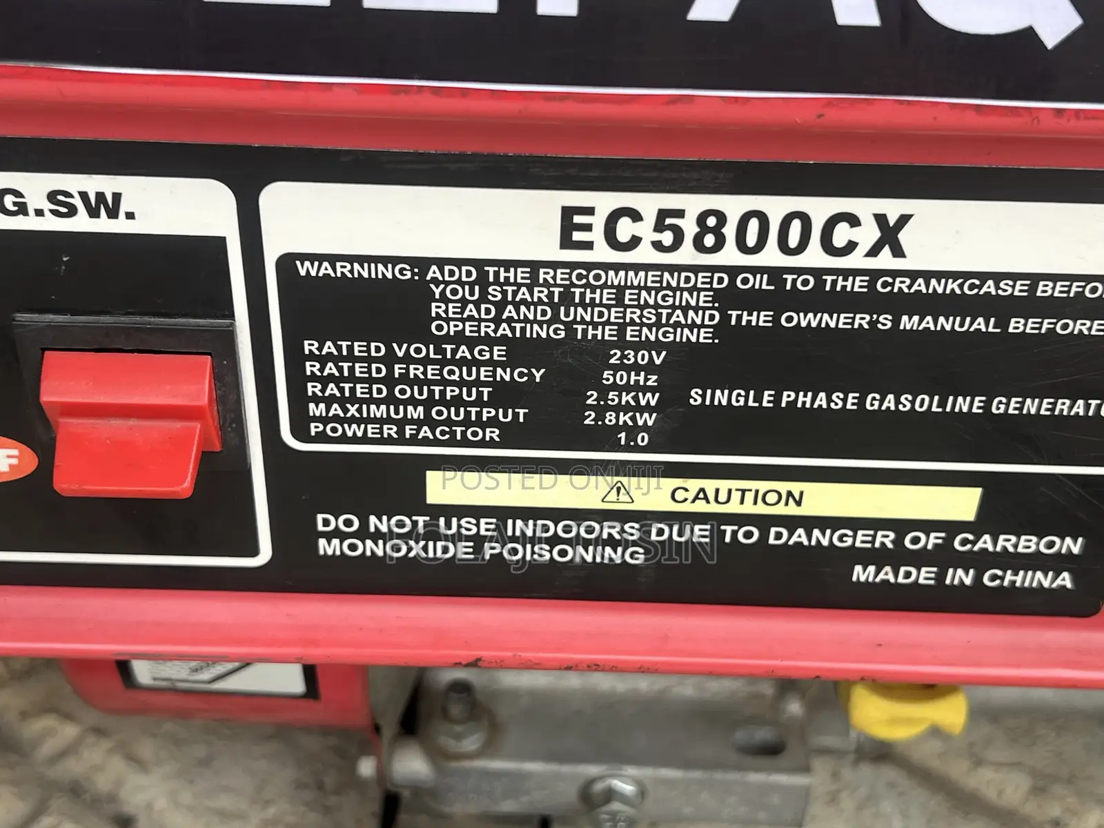 Elepaq 2.8kw Generator
