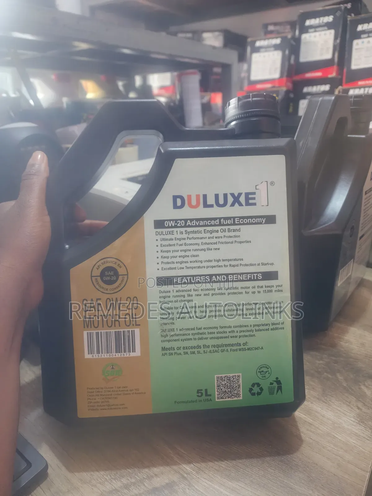Deluxe 1 5w30 5l 0w20 5l